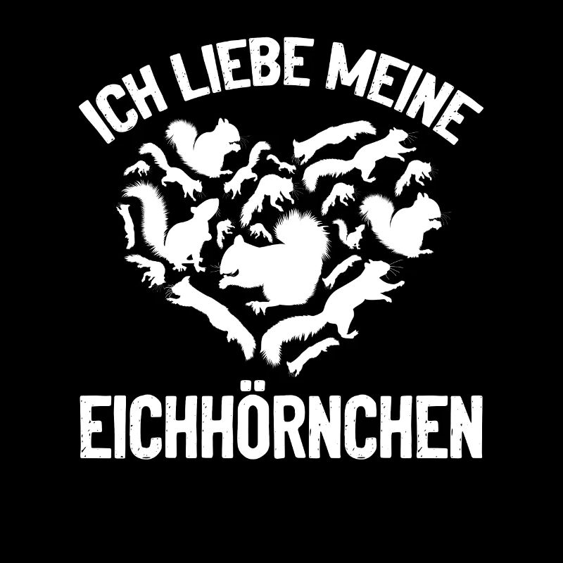 Ich liebe meine Eichhörnchen Freunde Eichhörnchen