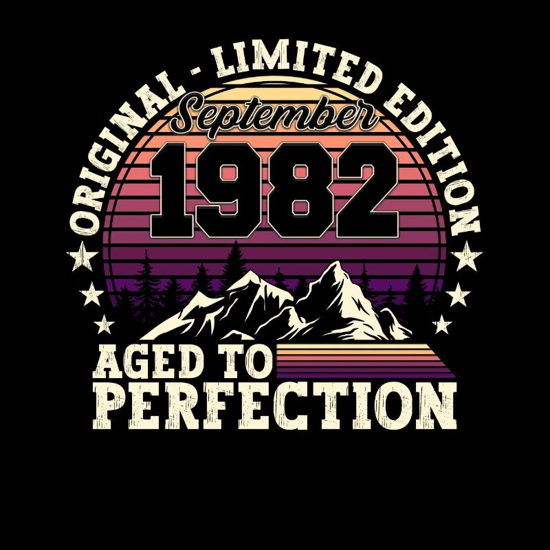 Original Septembre 1982 40th Birthday Gift