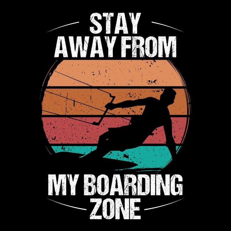 Kitesurfer Stay away from my boarding zone