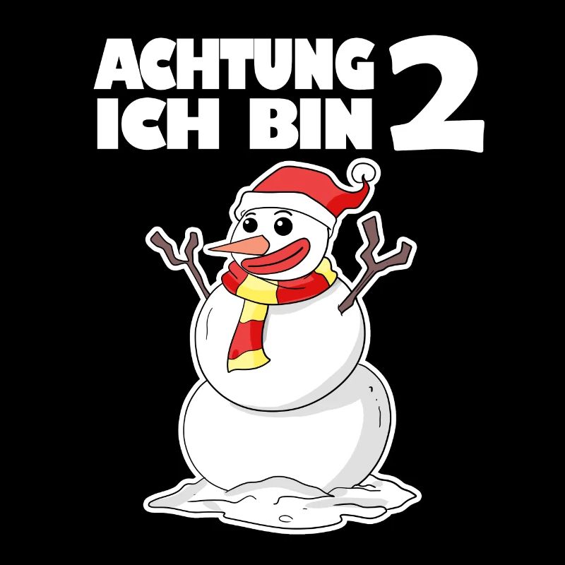 2.Geburtstag Schneemann 2 Jahre Geschenk