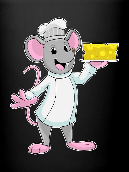 Mouse Cook Cheese Cooking