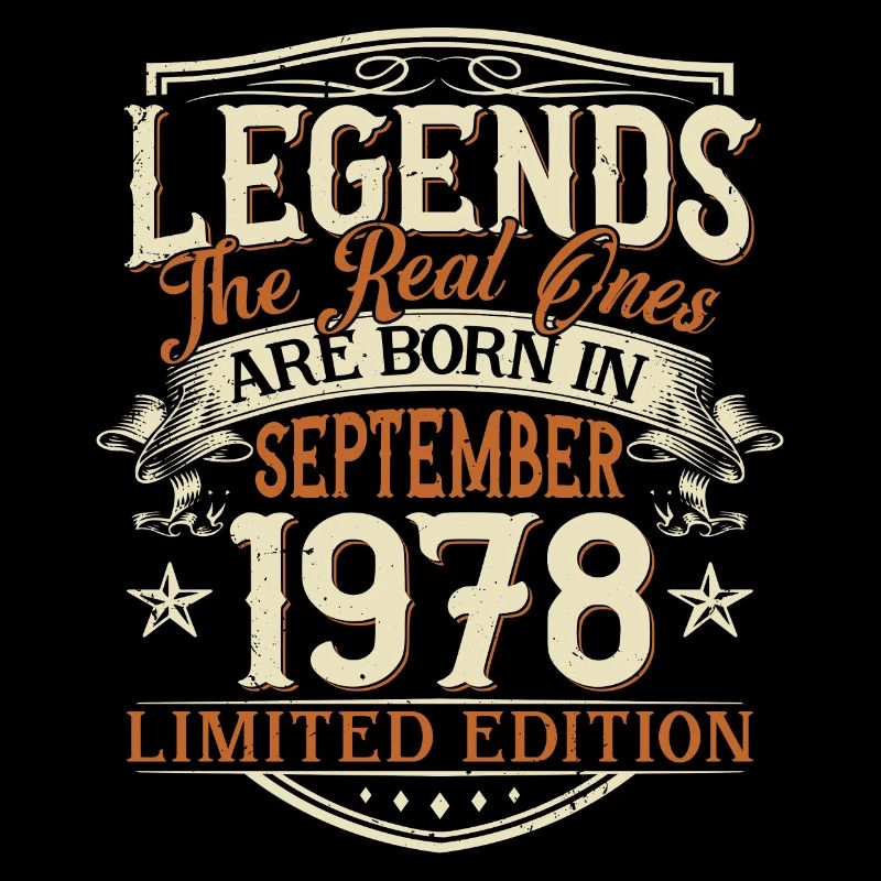 September 1978 Born Birthday