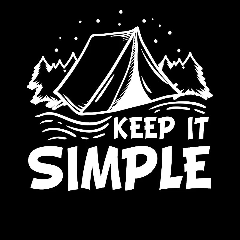 Keep It Simple Line Art Minimaliste