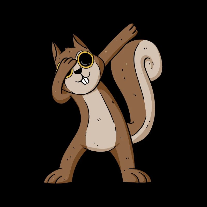 Squirrel, cool squirrel with