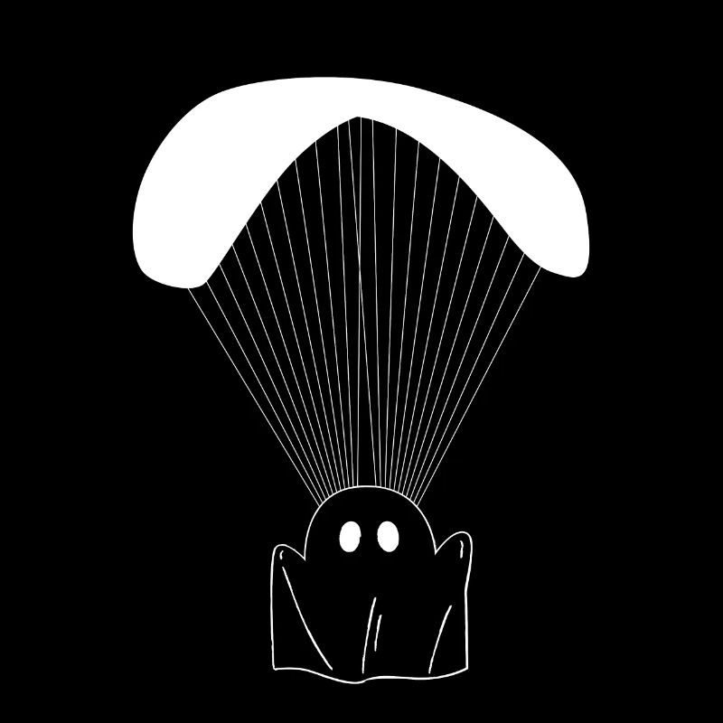 Ghost avec cadeau de chemise de parachute