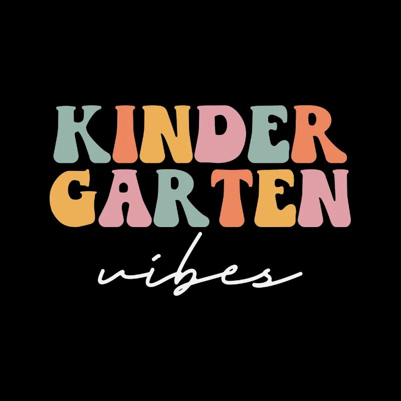 Groovy Hello Kindergarten Vibes Professeur rétro
