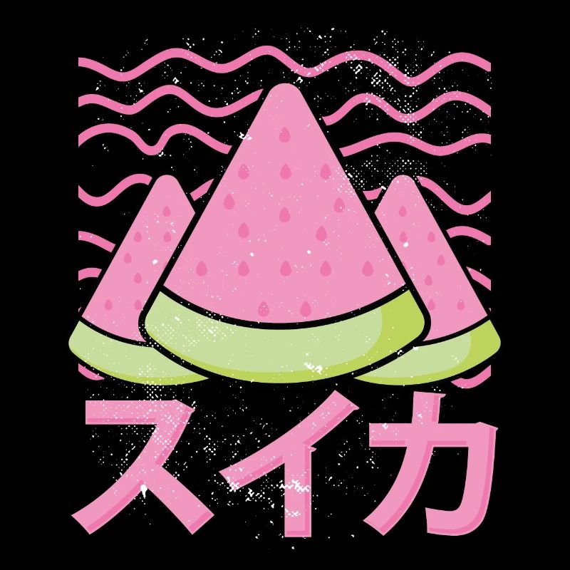 Pastèque Kawaii douce