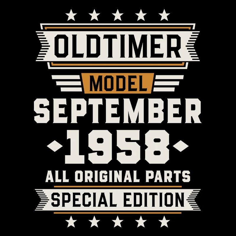 Oldtimer September 1958 Birthday Gift