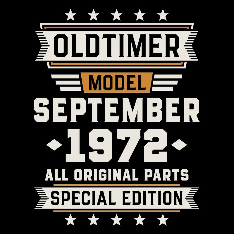 Oldtimer September 1972 Birthday Gift