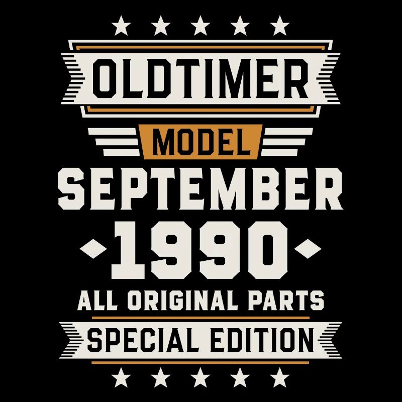 Oldtimer September 1990 Birthday Gift