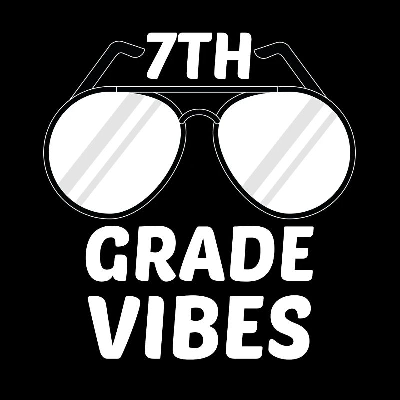 7th Grade Vibes Retro Groovy Women Happy First