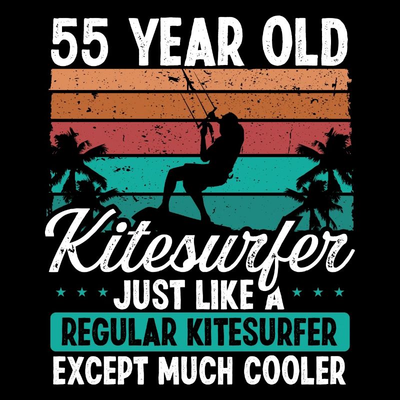 55 Anniversaire Kitesurf 55 ans Kitesurf