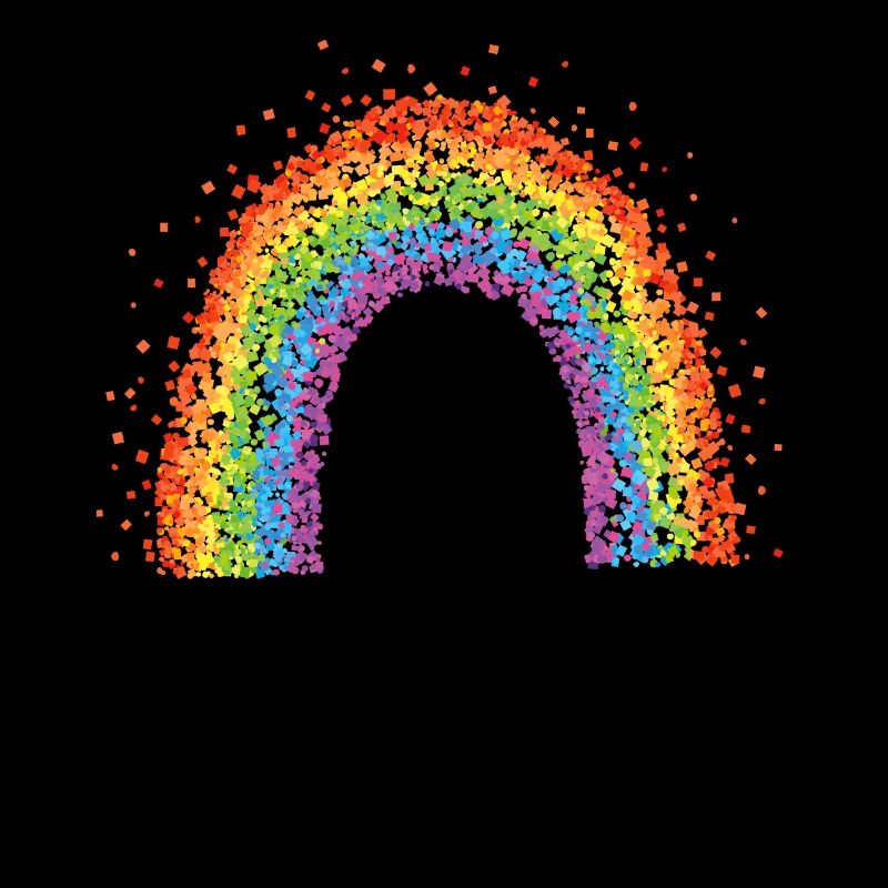 Rainbow Rainbow Flag Confetti Carnaval