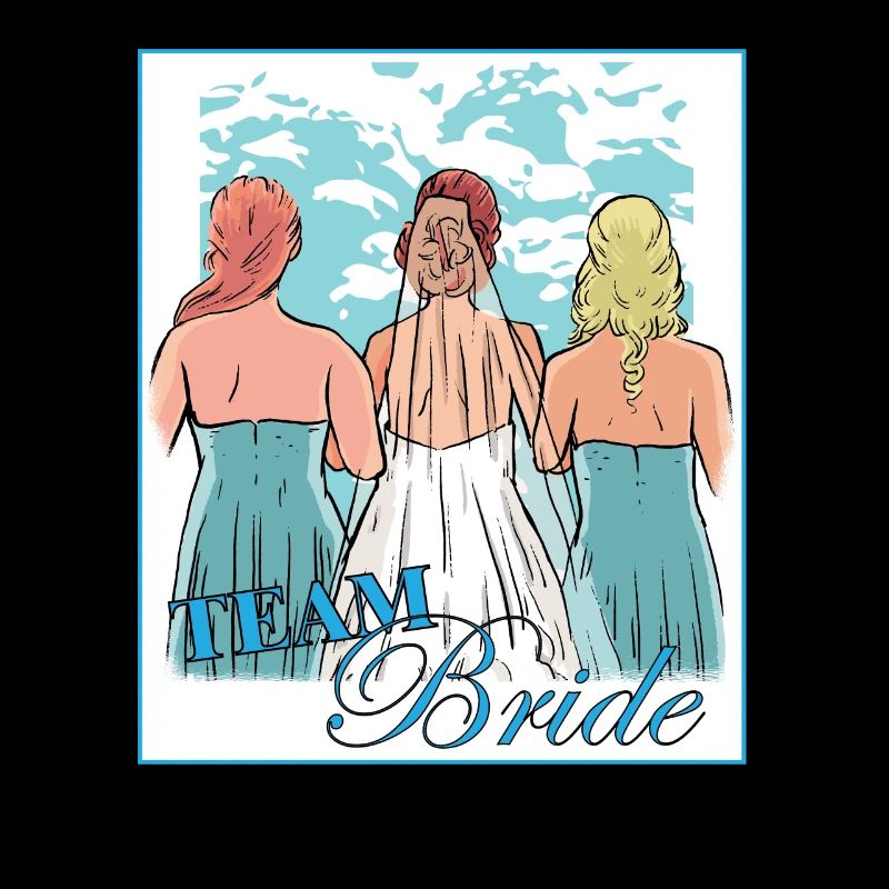 Team Braut Brautjungfer Braut Duschfeier Ehe