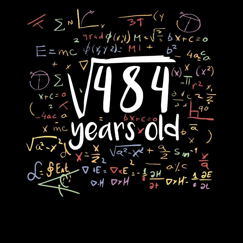 Racine carrée de 484 math nerd 22e anniversaire