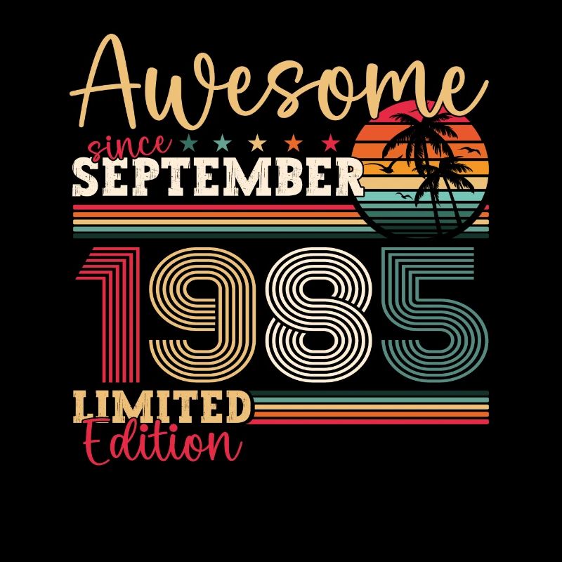 Super cadeau du 37e anniversaire de septembre 1985