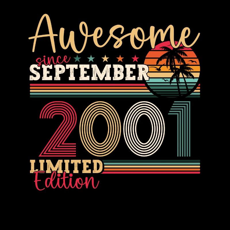 Super cadeau du 21e anniversaire de septembre 2001