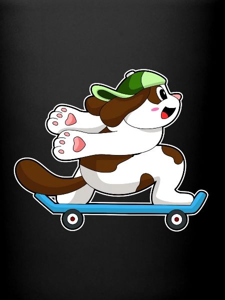 Dog Skater Skateboard