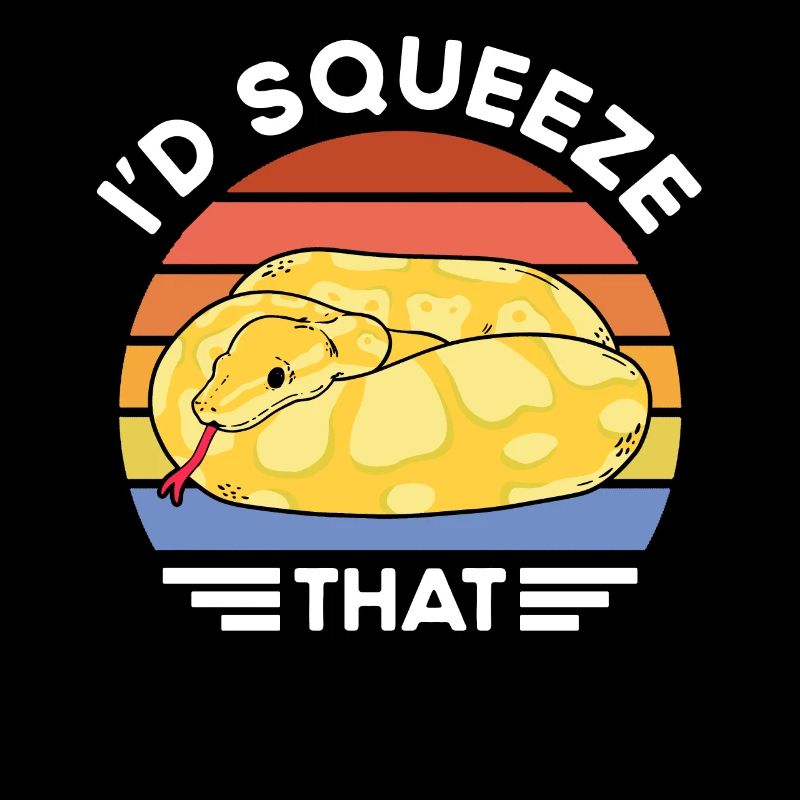 Banana Ball Python I'D Squeeze That