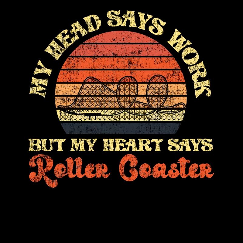 Roller Coaster Retro Vintage My