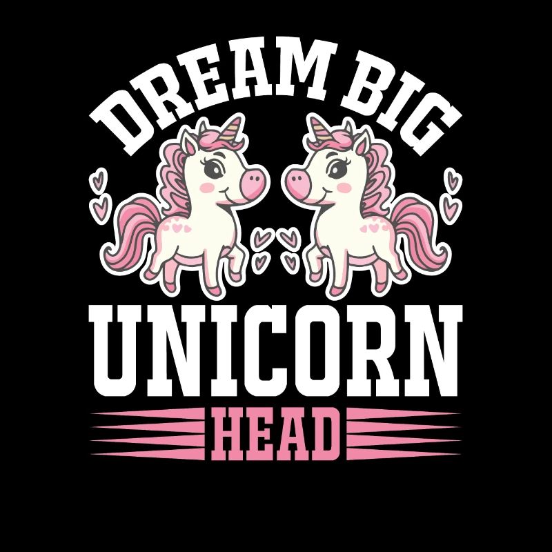 Träume groß kleines Einhorn Unicorn
