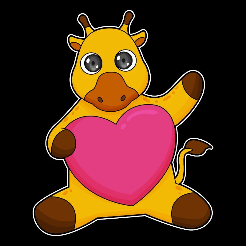 Giraffe Herz