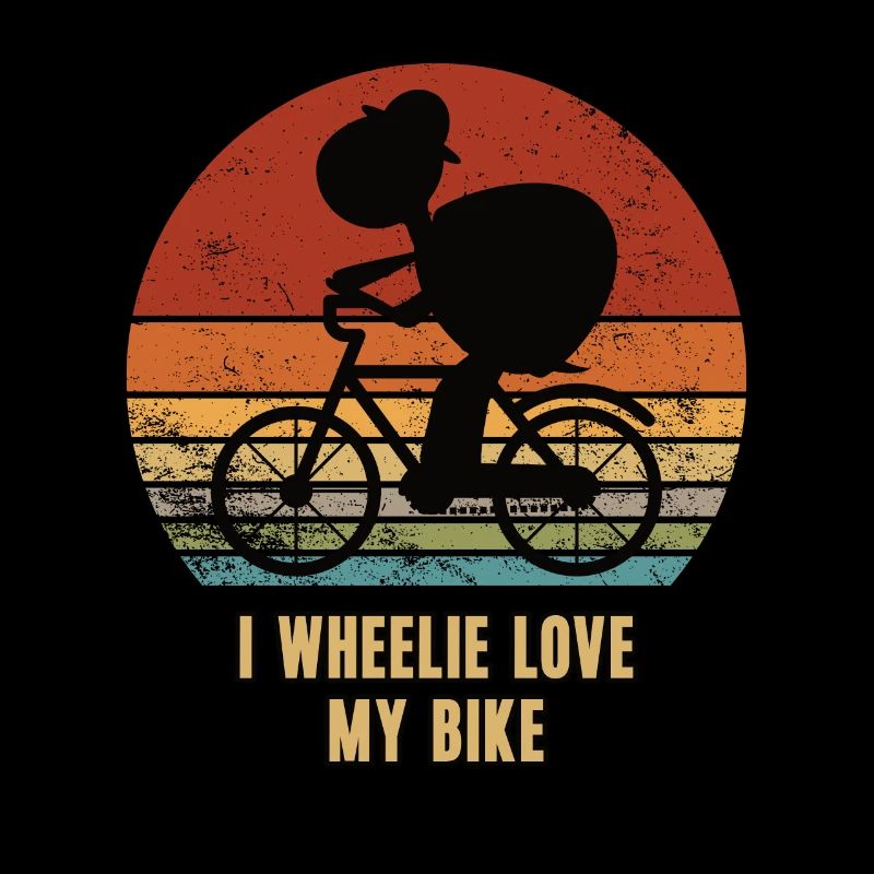 Radfahrer Biker Langsame Schildkröte auf Fahrrad