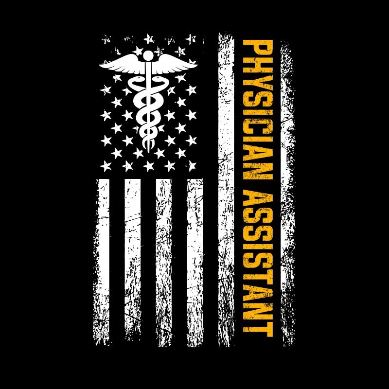 Physician Assistant american flag, Physician Assi