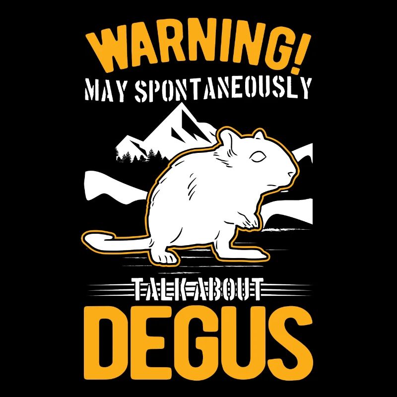Warning May spontaneously talk about Degus