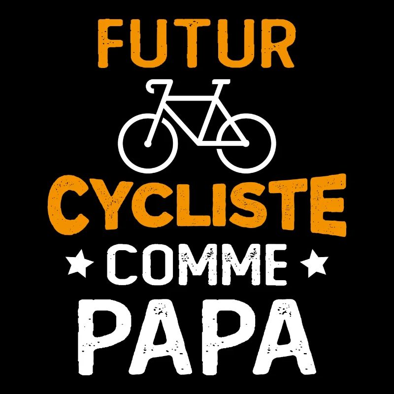 Futur cycliste comme papa