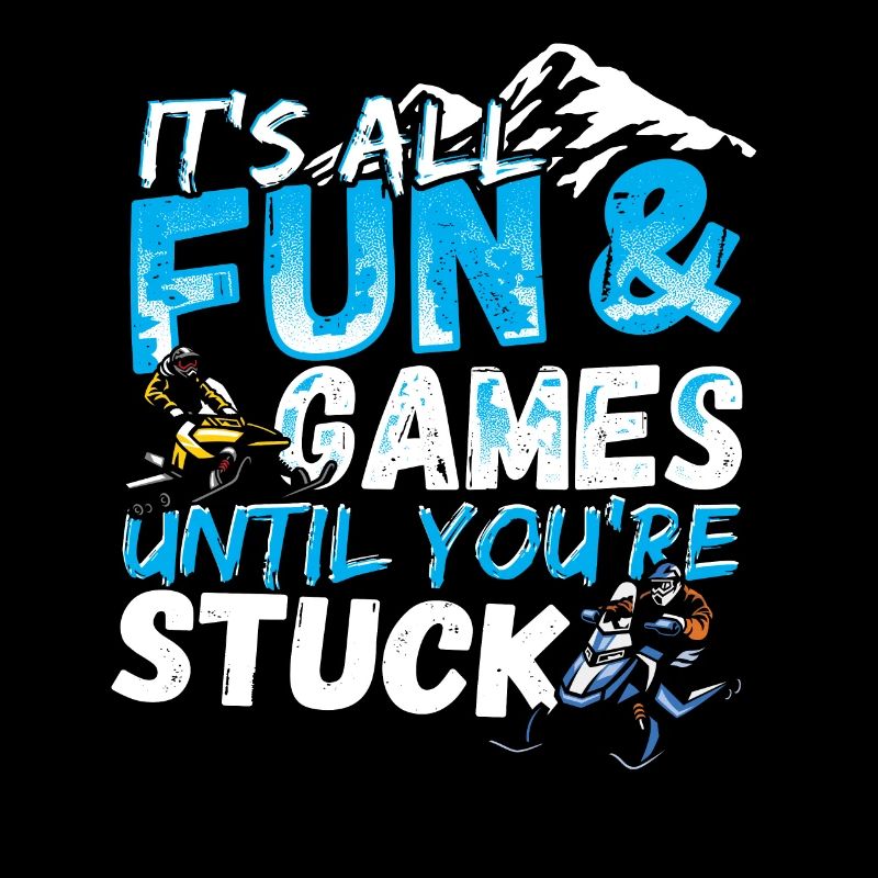 Snowmobile Riding Design for a