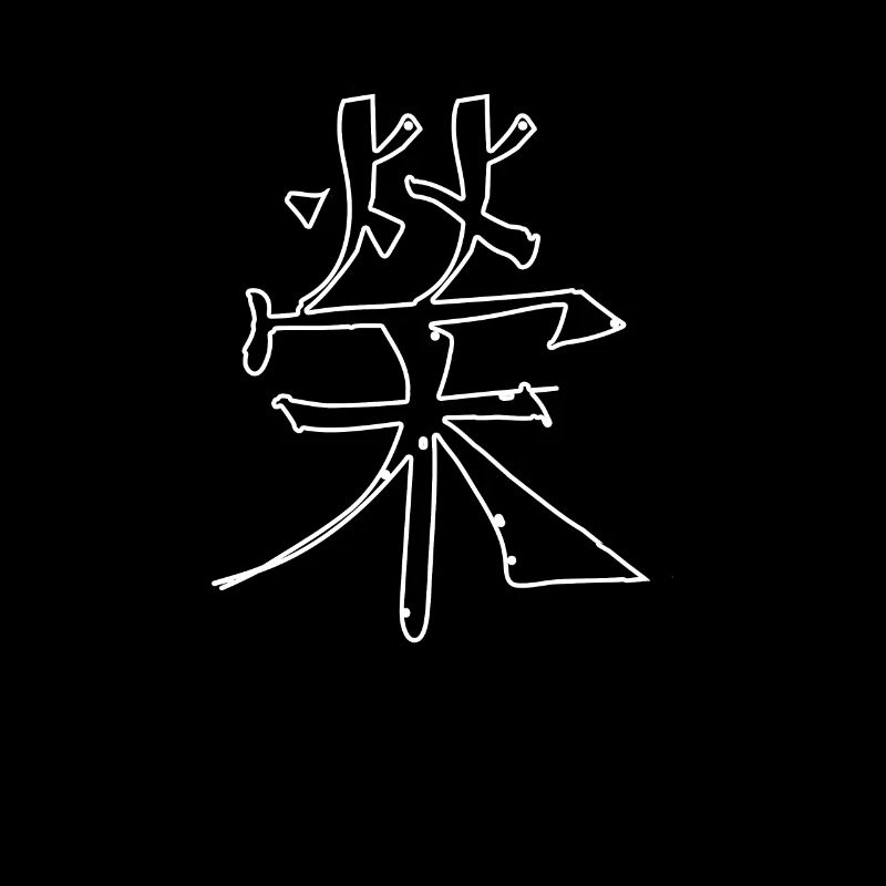 Fame Chinese Script Character Symbol