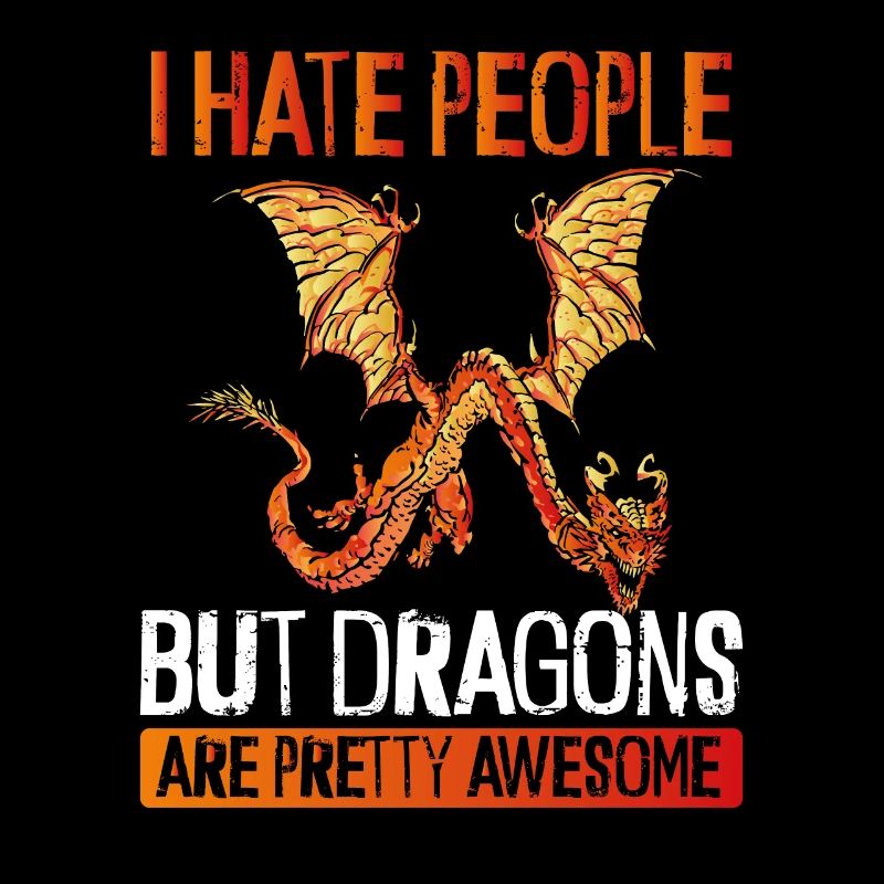 I hate people except dragons
