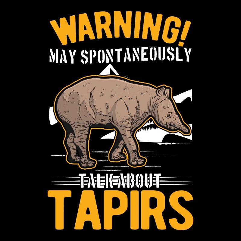 Avertissement Tapir Lowland Tapir