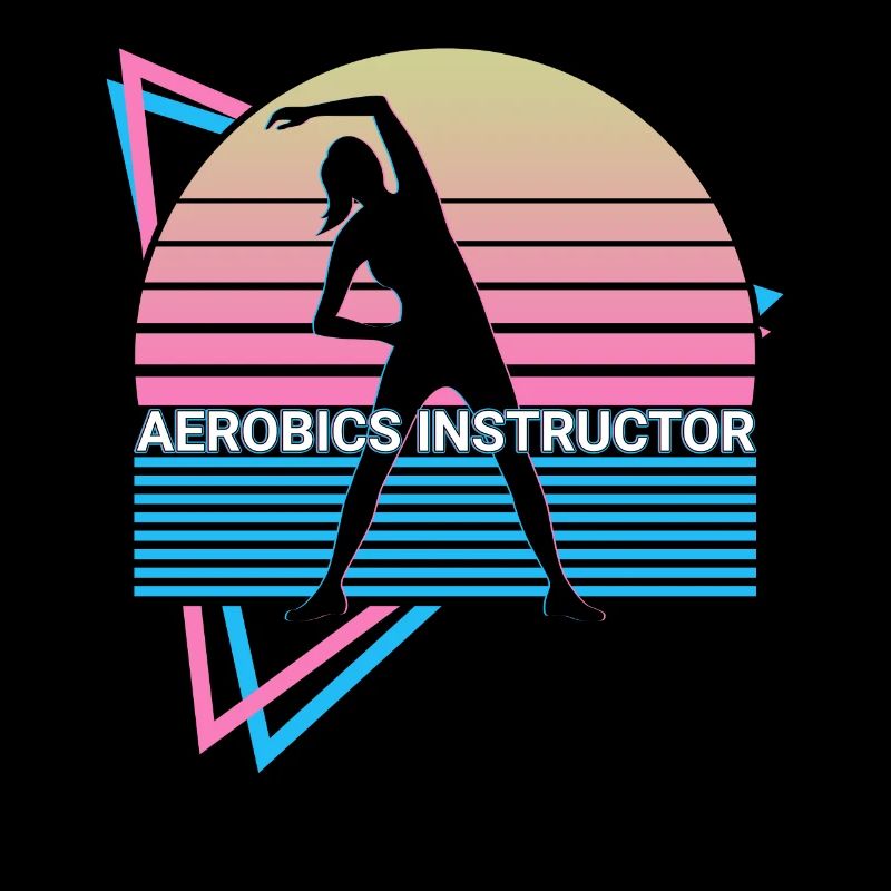Instructeur d’aérobic Retro