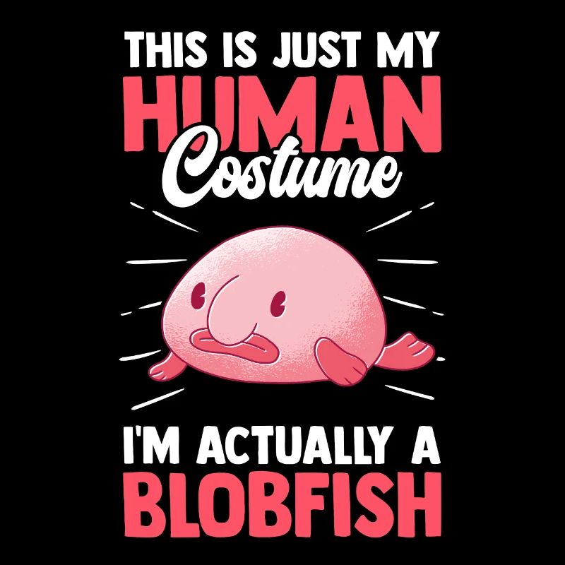 Blobfish juste un costume de blobfish drôle