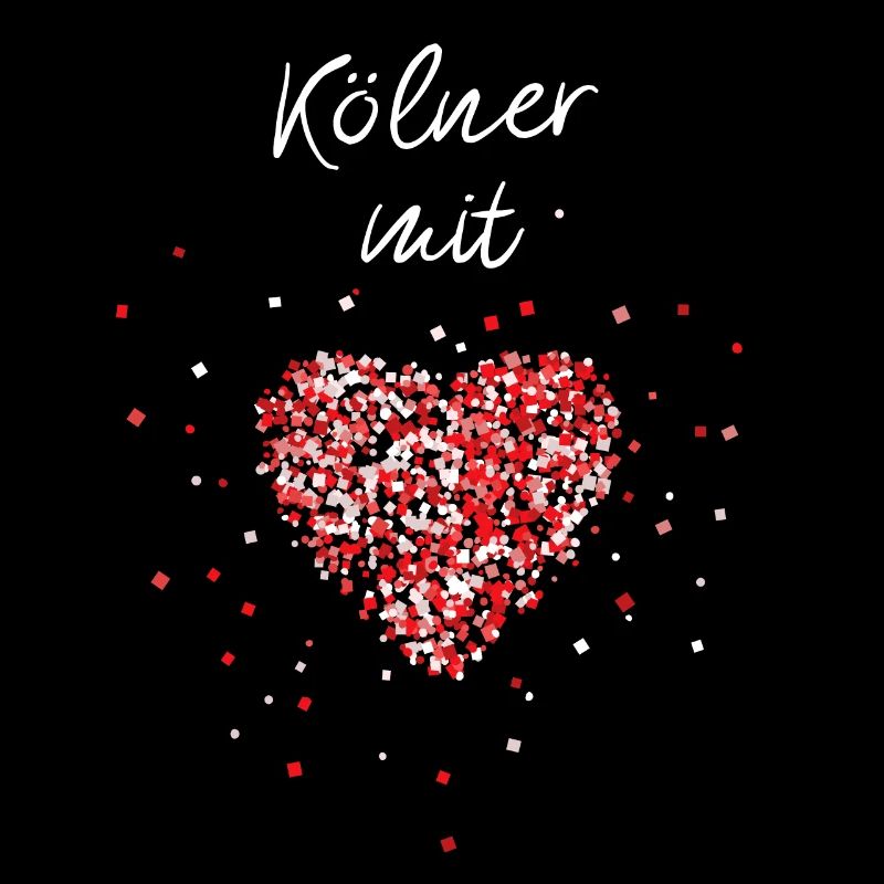 Kölner Karneval Fasching Köln Konfetti Rot Weiss