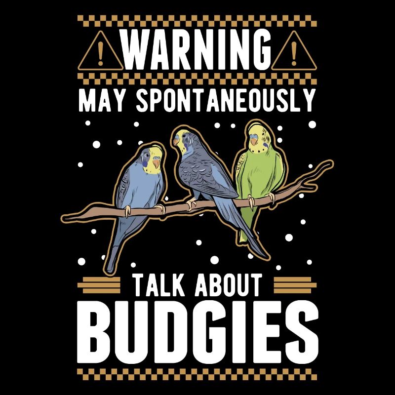 May spontaneously talk about Budgie's budgerigar
