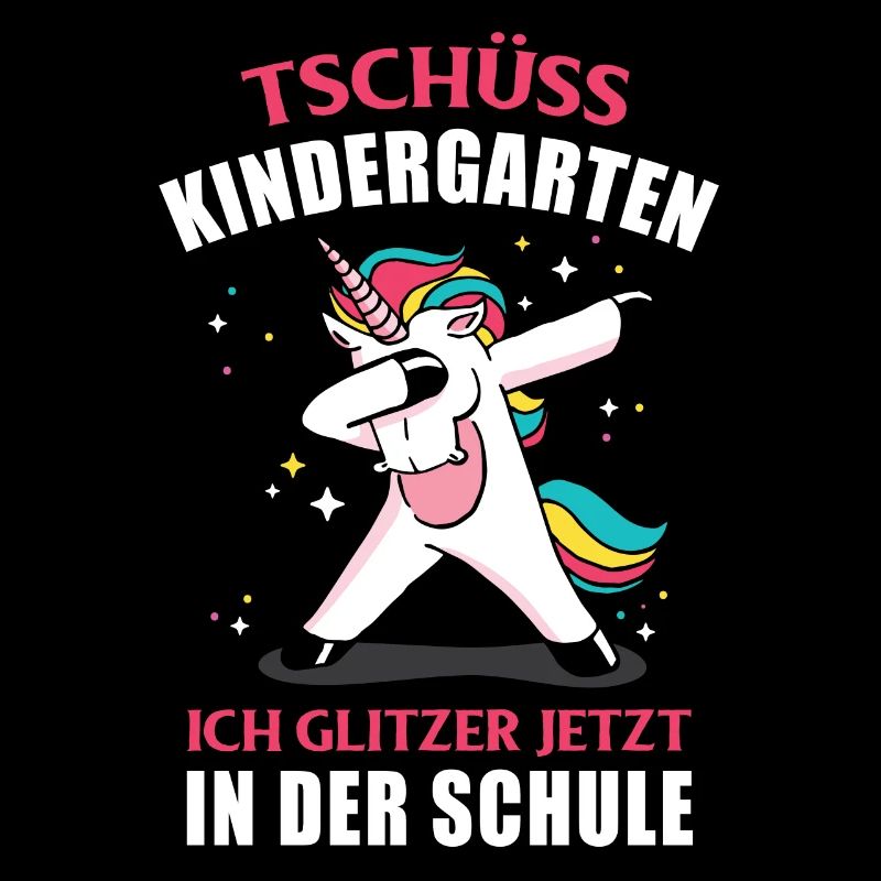 Tschüss Kindergarten Ich Glitzer in der Schule