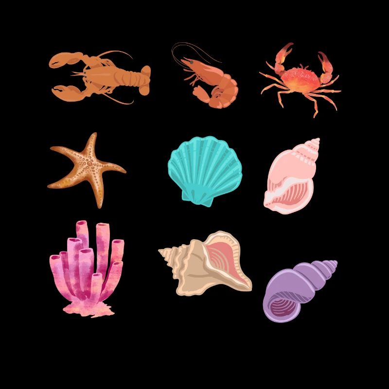 Crustacean Core Krustentiere Shirt Geschenk