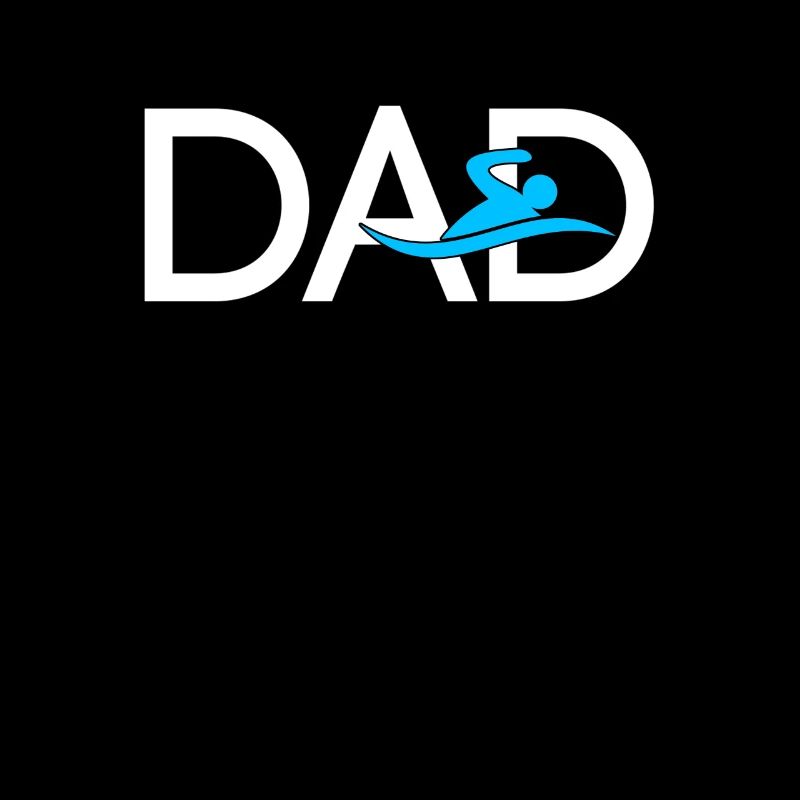 Schwimmen Papa