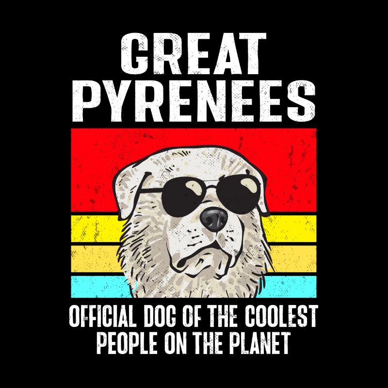 Great Pyrenees Hund Retro Vintage Pyrenees