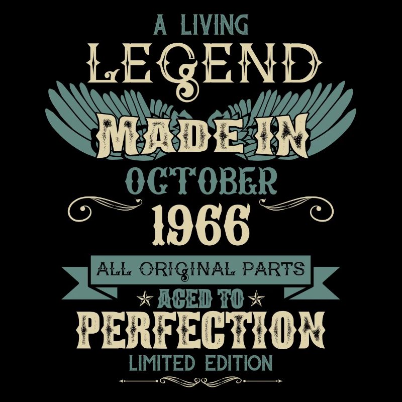 October 1966 Vintage Birthday