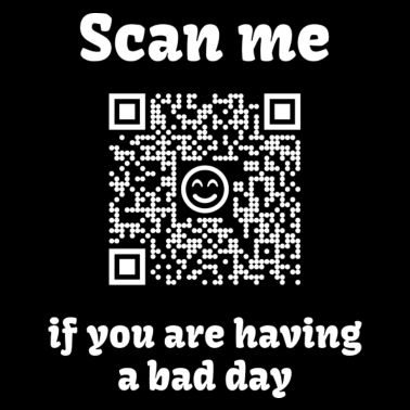 Code QR avec message sain