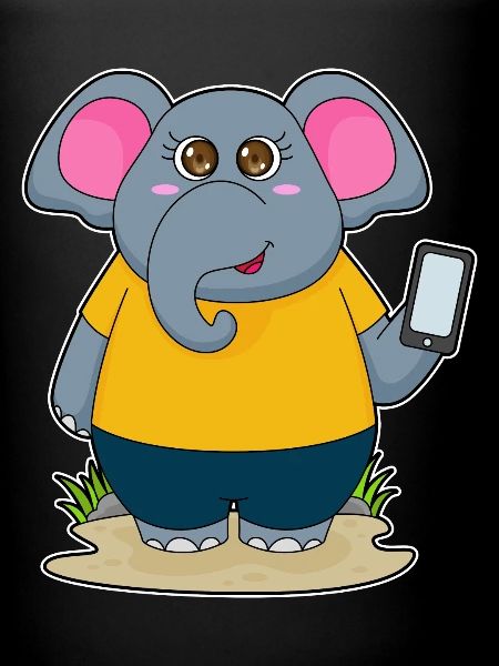 Smartphone éléphant