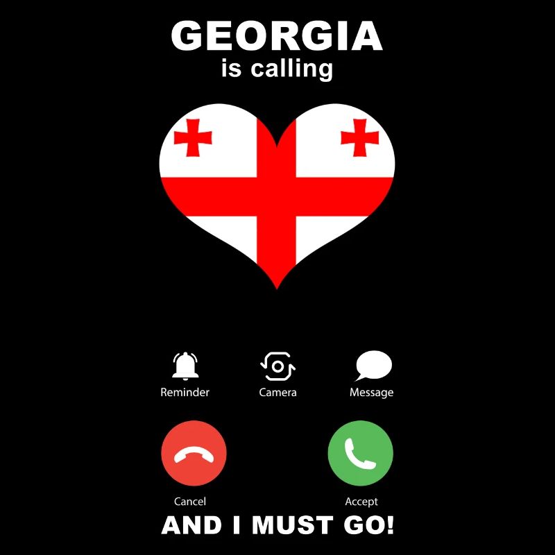 Georgia is calling Georgia Heart Souvenir