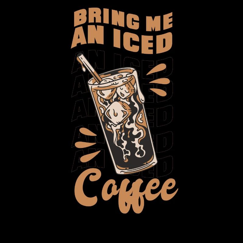 Bring Mir Ein Eiskaffee-Zitat-Geschenk-Eisgetränk