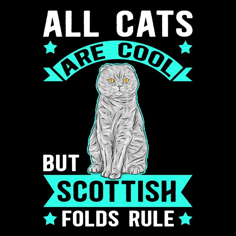 Scottish Folding Ear Cat Cats Gift