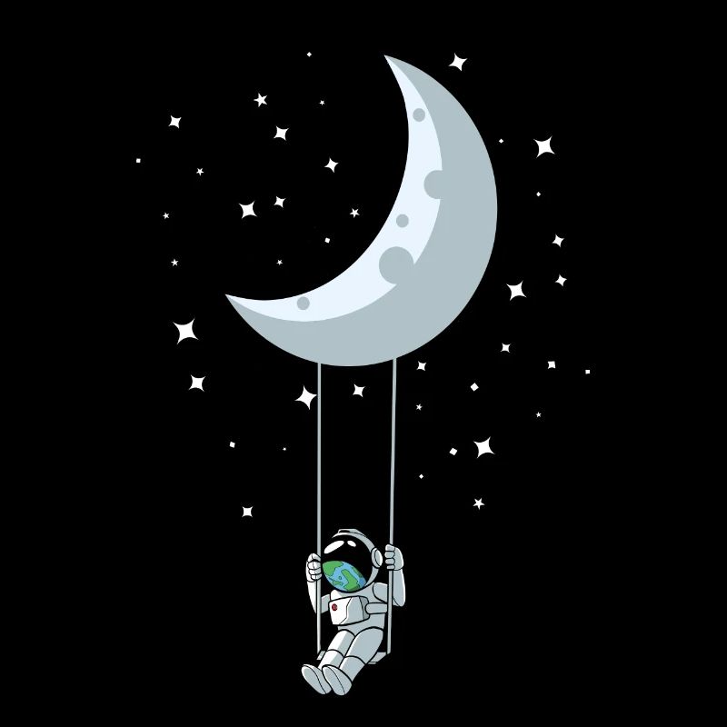 Astronaute Swing Moon