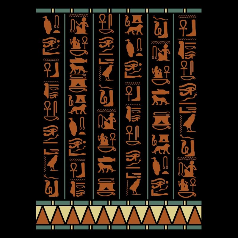 Hiéroglyphes Pyramides Egypte ancienne